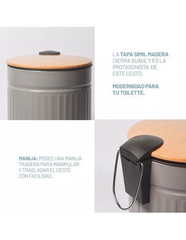 Cesto A Pedal Vintage Accesorios D&P...