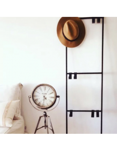 Perchero Taylor Black Alamada 40X180