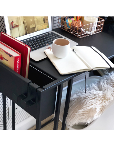 Escritorio Alamada Klimt Black 70x75x40