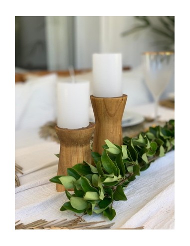 Set Porta Velas Alegra Creta