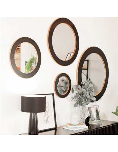 Morph Espejo Negro L Fusion 60cm...