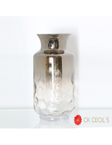 Cecils Florero Vidrio 17.5x17.5x 35cm...