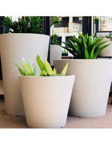 Abril Deco Maceta Línea Cemento 50...