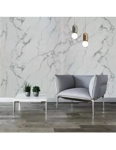 Placa Pvc Cenal Símil Mármol Clara...