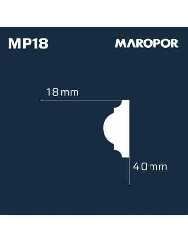 Moldura Telgopor Maropor MP18 18x40 X...