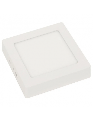 Plafón C/Base Sica Led Cuadrado 12w...