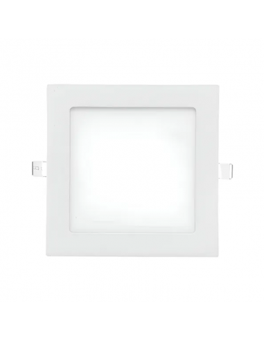 Plafón Embutir Led Sica Cuadrado12w...