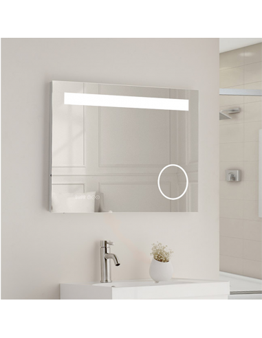 Espejo Vitroblock Alpha 50x70 Luz...