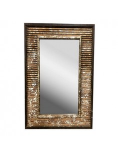 Espejo De Metal Para Pared...