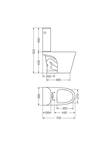 Inodoro Largo Ferrum Marina Blanco... Inodoro Largo Ferrum Marina Blanco...
