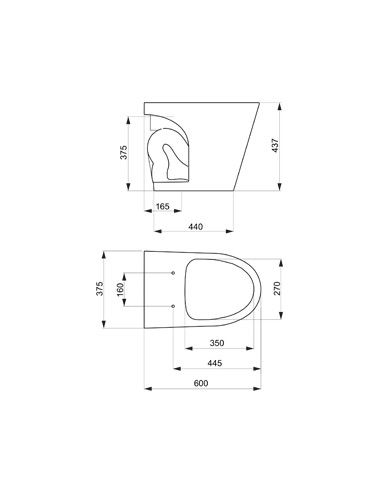 Ferrum Marina Inodoro Corto Bco Ihcmj