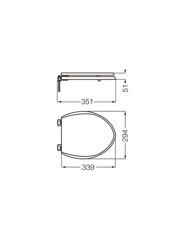 Tapa Asiento Ferrum Para Inodoro...