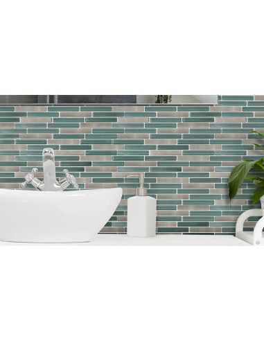 Mosaico Cerámica Piú Laguna Aqua 26 X...