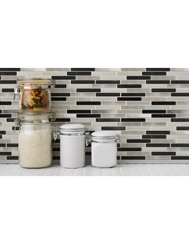 Mosaico Cerámica Piú Laguna Blanco Y...