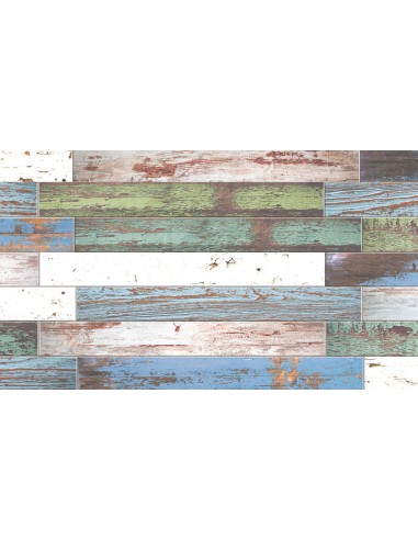 Liston Cerámica Piú Color Wood 7 X 60 Cm