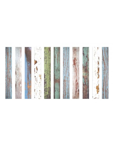 Liston Cerámica Piú Color Wood 7 X 60 Cm