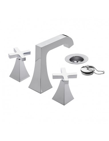 Juego De Lavatorio FV Urbano Cromo...