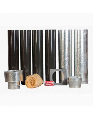 Kit Conducto Techo 8" Inoxidable...