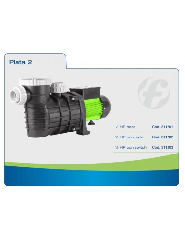 Fluvial Bomba Plata 2 P/pileta 1/2 Hp...