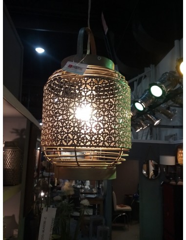 Farol De Metal Extremo Oriente Ma039-C