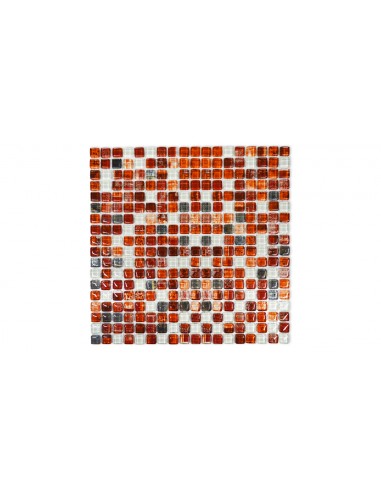 Mosaico Cerámica Piú India Rojo 30 X...