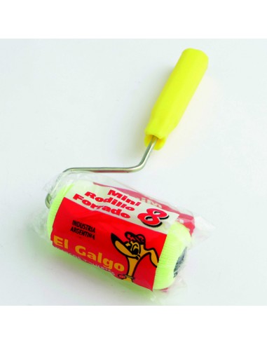 Mini Rodillo El Galgo Poly Forrado 8 cm