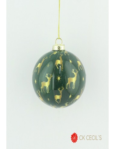 Pelota De Navidad Cecils X 6 De 8 cm....