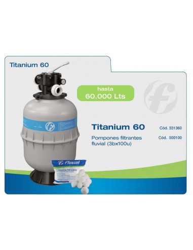 Fluvial Filtro Titanium 60 Hasta...