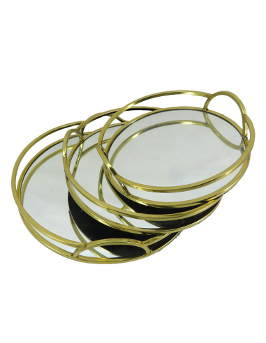 Set X 3 Bandeja Espejo Junko 40 cm 35...