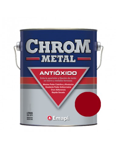 Antióxido Emapi Chrom Metal Rojo X 4 L