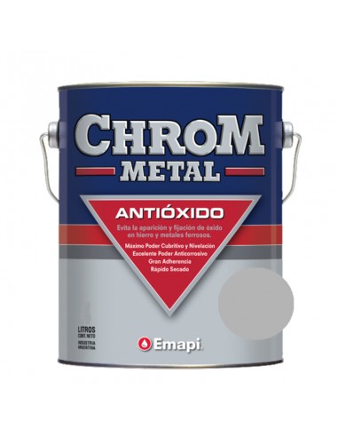 Antióxido Emapi Chrom Metal Gris X 1 L