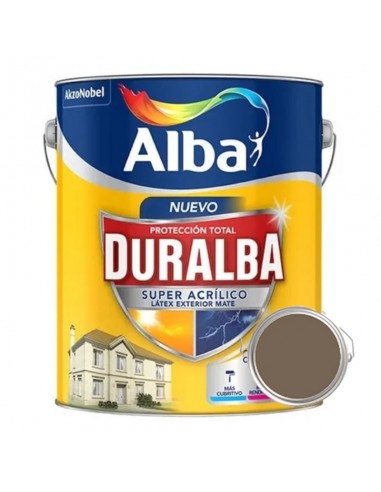 Látex Exterior Alba Duralba Cemento 4 L