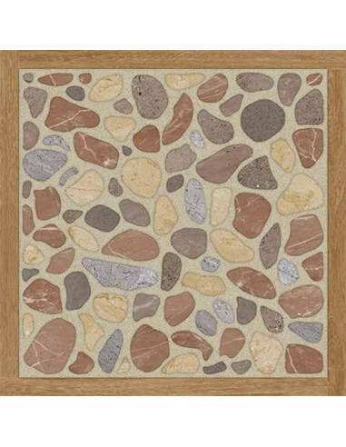 Piso Cerámica Alberdi 46X46 Pedregal...