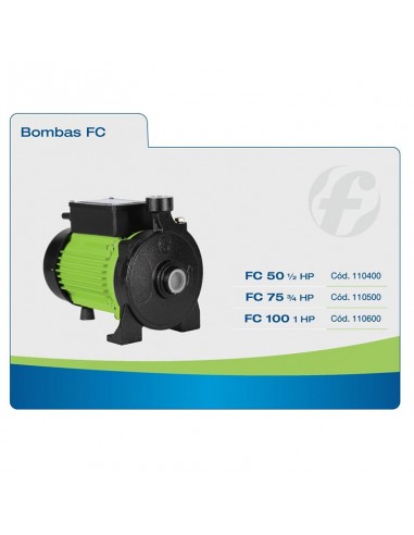 Bomba Centrífuga Fluvial 1 HP FC 100...
