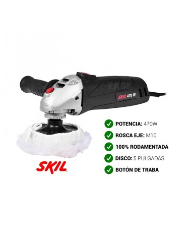 Pulidora Skil Con Caja 470W 5"...