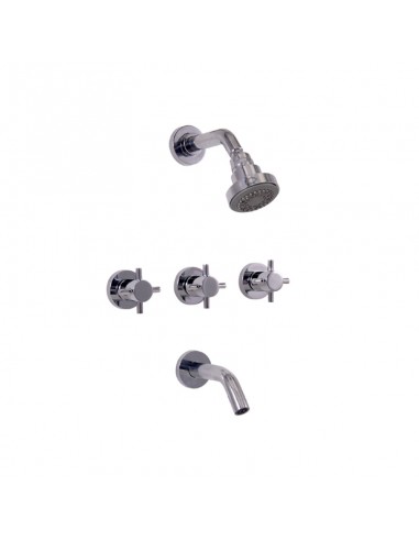 Ducha Delta Bona Cruz Cromo 81253