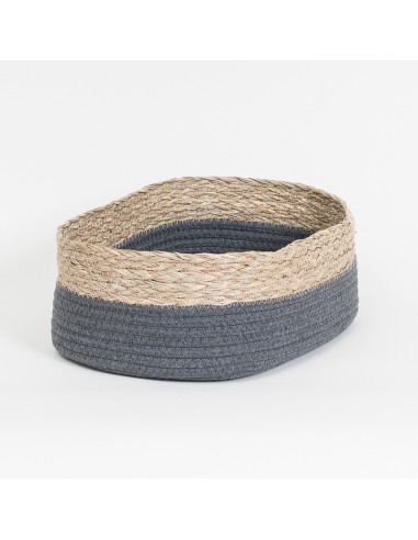 Cesto Nina Organiza Natural Con Gris...