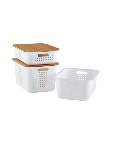 Cesto Organiza Mediano Blanco 3186010B