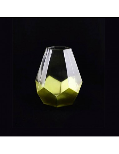 Florero De Vidrio Cecils Facetado...