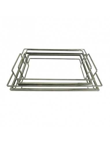 Set X 2 Bandejas Espejadas Junko A295...