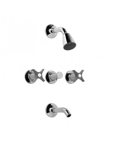 Grifería Bañera con Ducha Fv Pétalo...