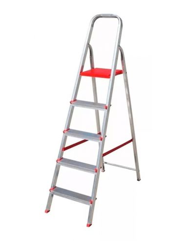 Escalera Hogareña Aluminio Lusqtoff 5... Escalera Hogareña Aluminio Lusqtoff 5...