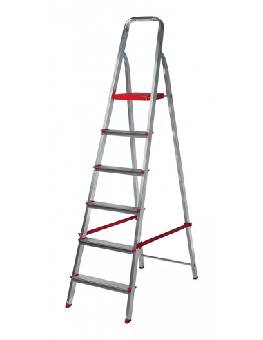 Escalera Hogareña Aluminio Lusqtoff 6... Escalera Hogareña Aluminio Lusqtoff 6...