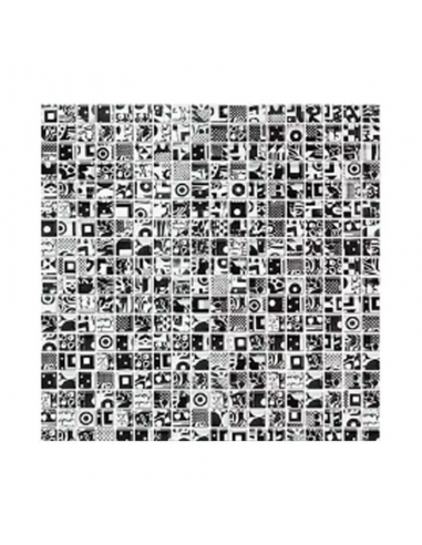Mosaico Cerámica Piú Black And White...