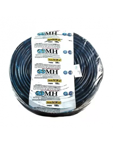 Cable Tipo Taller Mh. 2x2,5 Mm X...