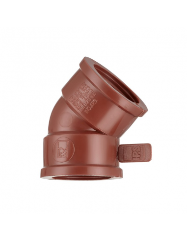 Codo Pp Hh 45  1 1/2