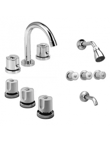 Kit Grifería para Baño Peirano Malba...