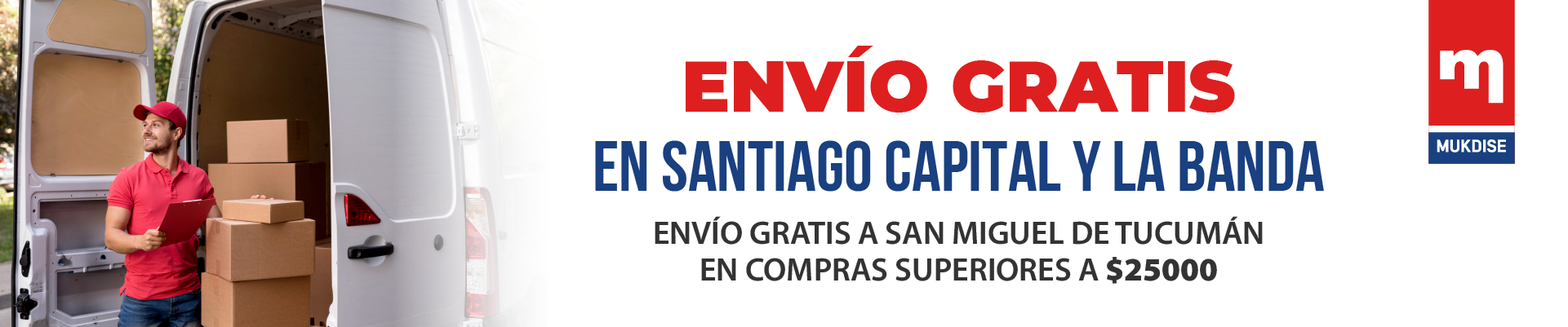 Envío gratis Santiago y La Banda
